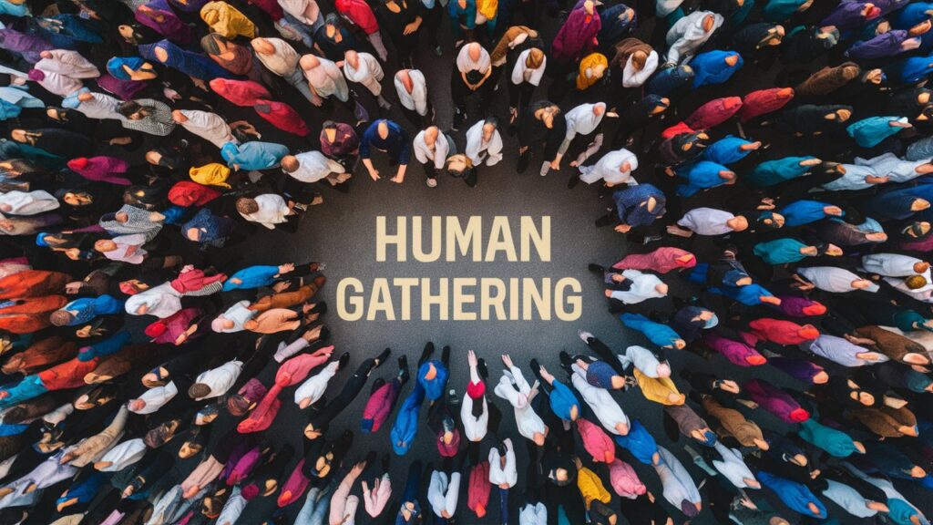 The Human Gathering Fakery