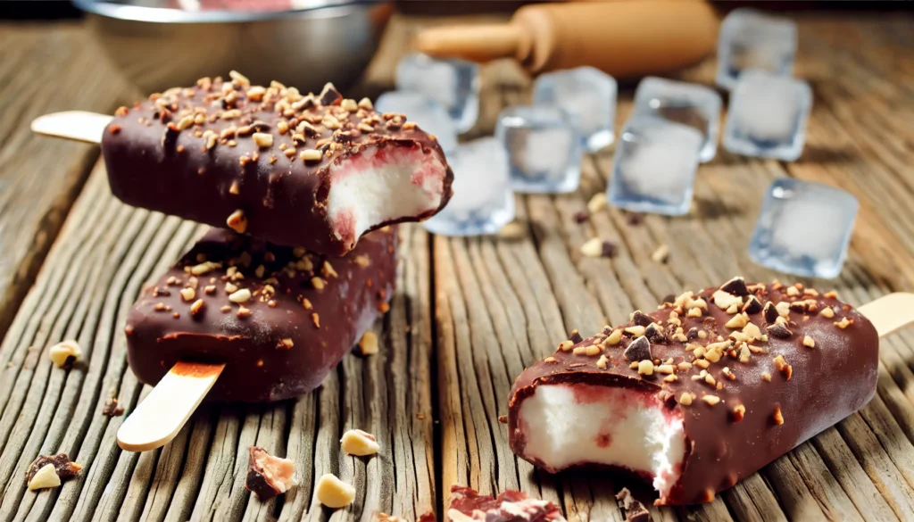 Homemade Eskimo Pie Popsicle Recipe