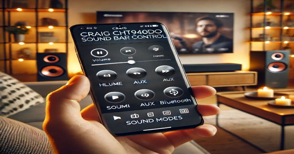 Craig CHT940DO Sound Bar Control App